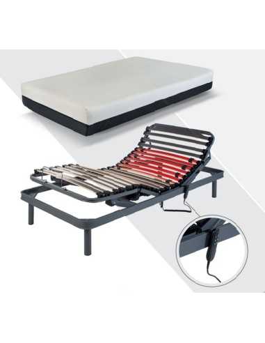 Cama articulada más Colchón viscoelástico