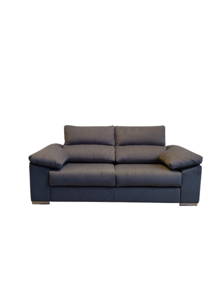 Sofá reclinable Life de 2 plazas gris