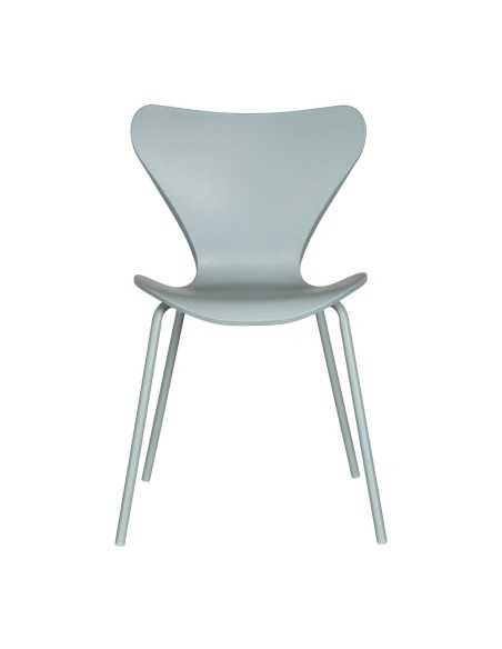 Silla Lua aquamarina perfil