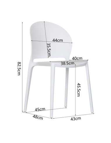 Silla Rea medidas