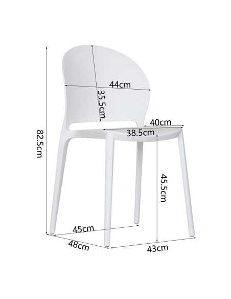 Silla Rea medidas