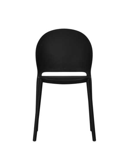 Silla Rea Negra perfil