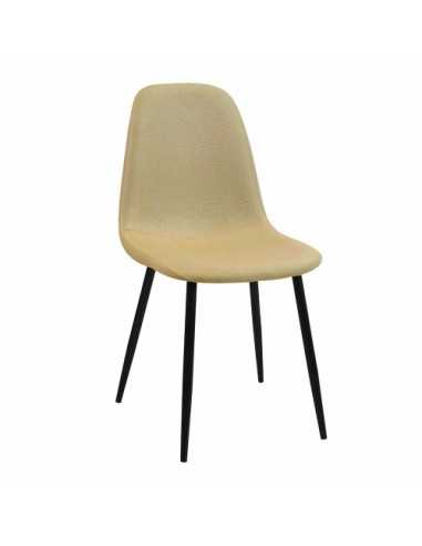 Silla elegante Delia por delante izquierda color Mostaza