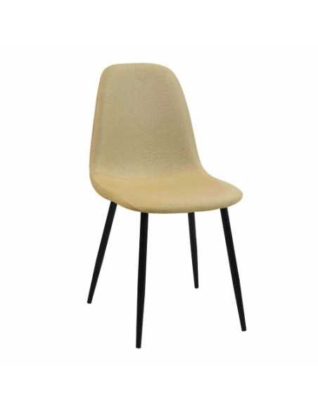 Silla elegante Delia por delante izquierda color Mostaza