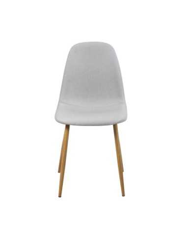 Silla elegante Delia por delante color Gris Claro
