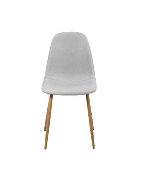 Silla elegante Delia por delante color Gris Claro
