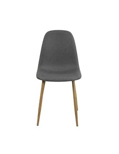 Silla elegante Delia por delante color Gris Oscuro