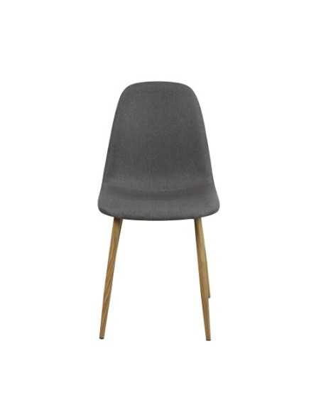 Silla elegante Delia por delante color Gris Oscuro