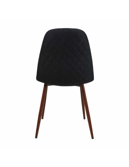 Silla elegante Delia por detrás color Negro