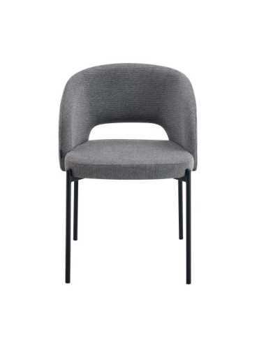 Silla moderna Hera vista por delante color Gris